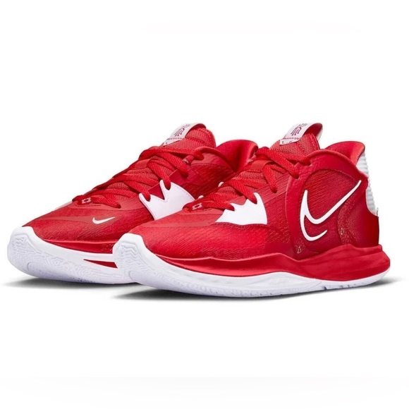 Mens Nike KYRIE LOW 5 TB Basketball Shoes "University Red" DO9617-600 Size 7 - Picture 1 of 8